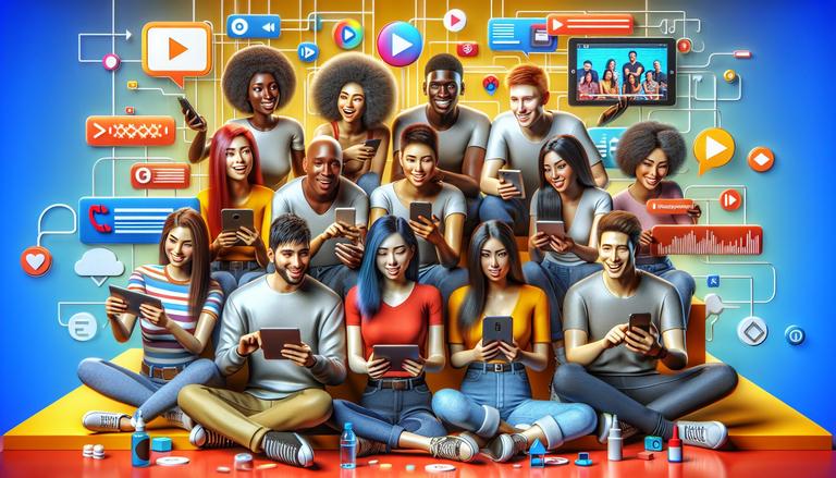 Young Audience - Público jovem que consome vídeos dinâmicos e interativos. - VideoView A Plataforma mais Econômica, Simples e Fácil de Hospedar seus Vídeos.